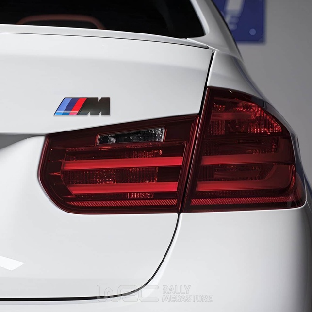 EMBLEME LOGO AUTOCOLLANT BMW M NOIR MAT